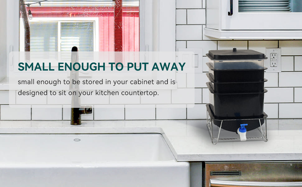 How many worms for a compost bin?